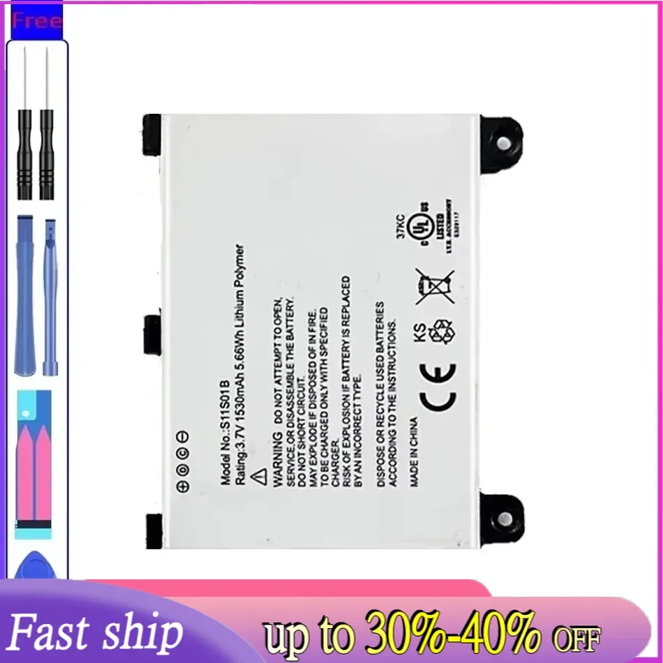 

1530mAh Tablet Battery for Amazon Kindle 2 & Kindle DX DXG D00511 D00701 D00801 S11S01A, S11S01B