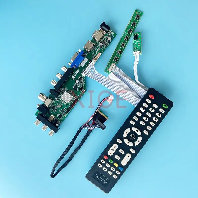 

For LP140WH2-TLA1/E2/F1/L4/N1/S1 Controller Driver Board Matrix Kit LVDS 40 Pin Digital Signal DVB 2AV+USB+DHMI+VGA 1366*768 14"