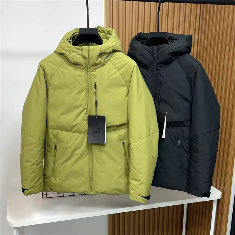 

Мужская легкая утепленная зимняя куртка Dijia Aphene Lo из хлопка с капюшоном, теплая, приталенного кроя