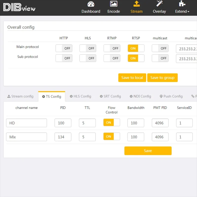 جهاز فك ترميز الفيديو المباشر الحقيقي H265 H264 HD NDI HX لبث Facebook Youtube IPTV