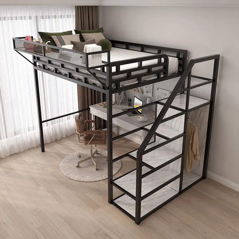 Multifunctional Suspended Loft Bed - close-up view