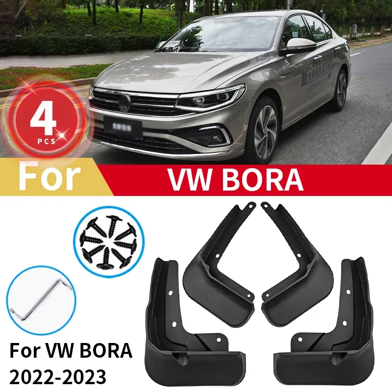 

Mudguards For VW Volkswagen Bora 2022 2023 Mud Flaps Splash Guards Cover Front Rear Fender Mudflaps Protectors Car Accessories