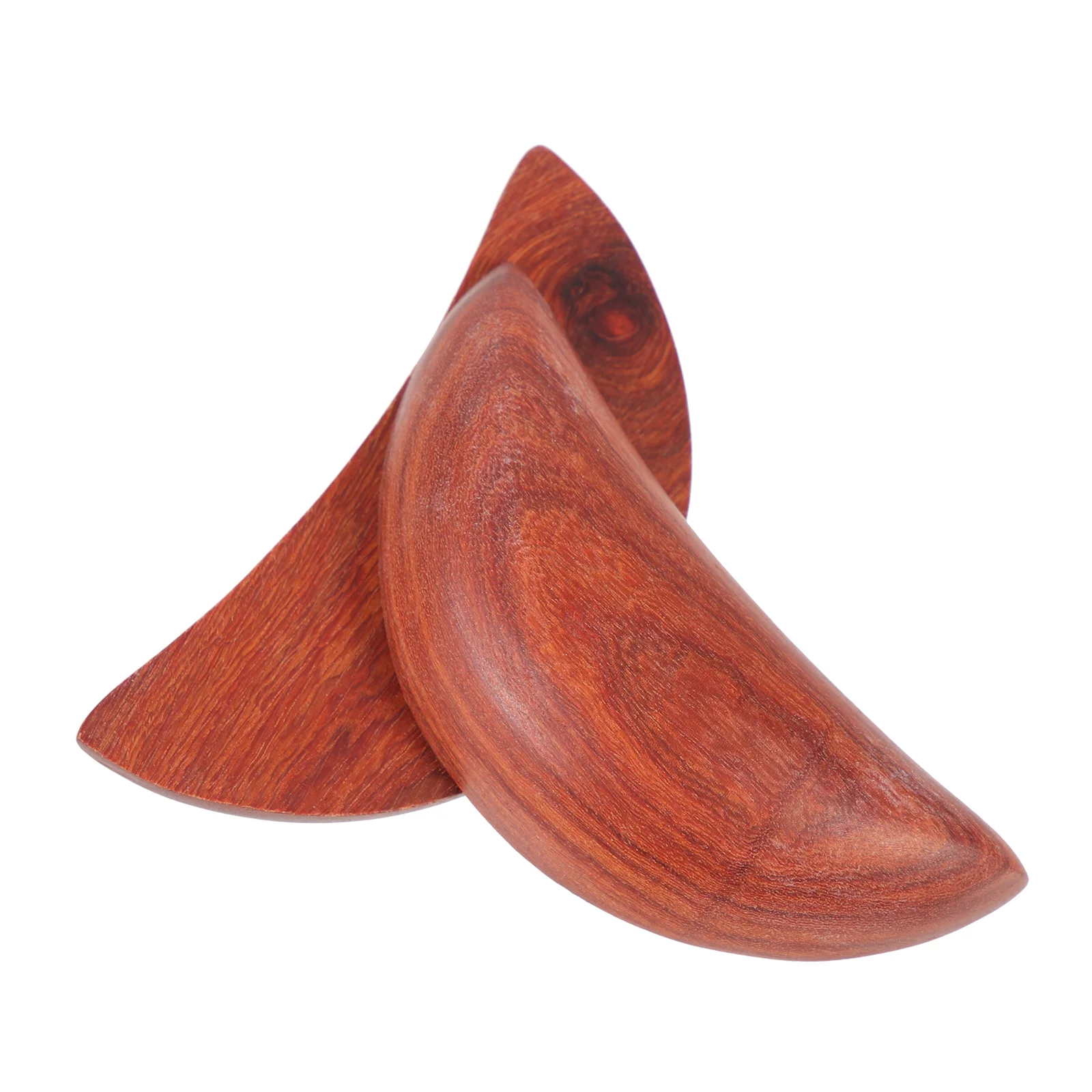 2 Pcs Decorations Sacred Gua Cup Divination Crescent-shape Cups Tool Hippy Room Yin and Yang Brown