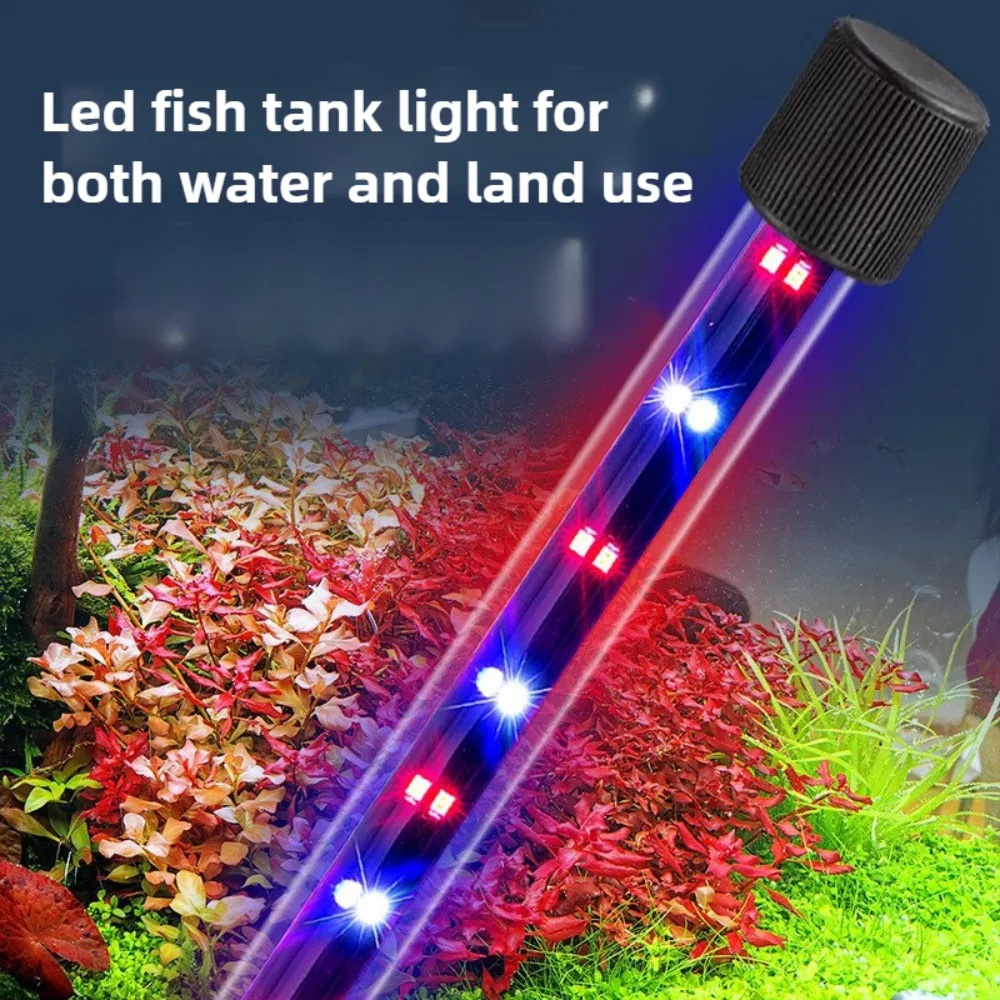 

Submersible Aquarium LED Light Strip High Brightness Fish Tank Light Switch 3 Colors Changing LED Aquarium Tanning Light Tube