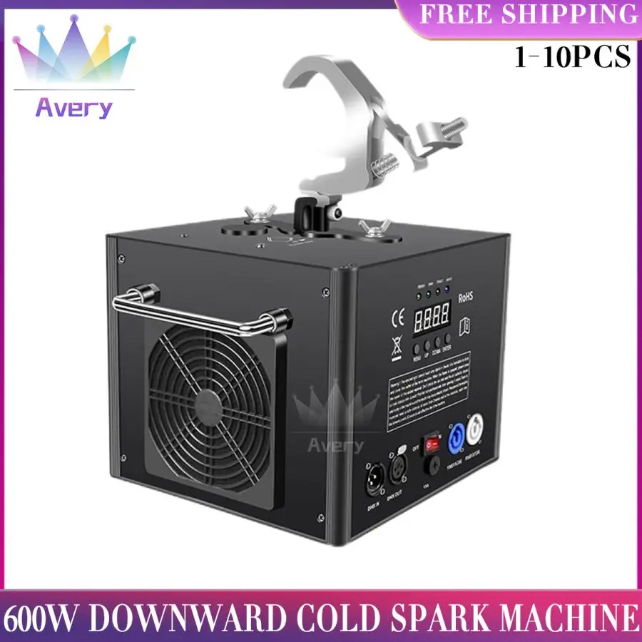 indoor firework machine fountain spark powder machine jet altura sparklers dmx 15m 600w 110 pcs sem iva 01