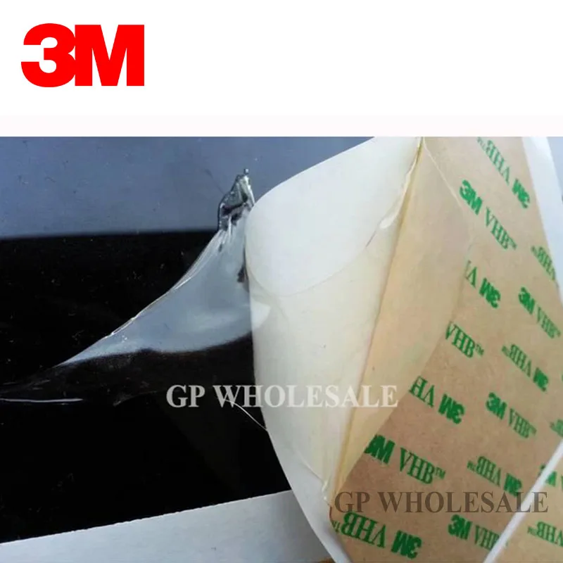 4pcs 0.25mm thick Super Strong 3M F9473PC VHB Transfer Tape, High Temperature Resist for Metal Plastic Sealing 4