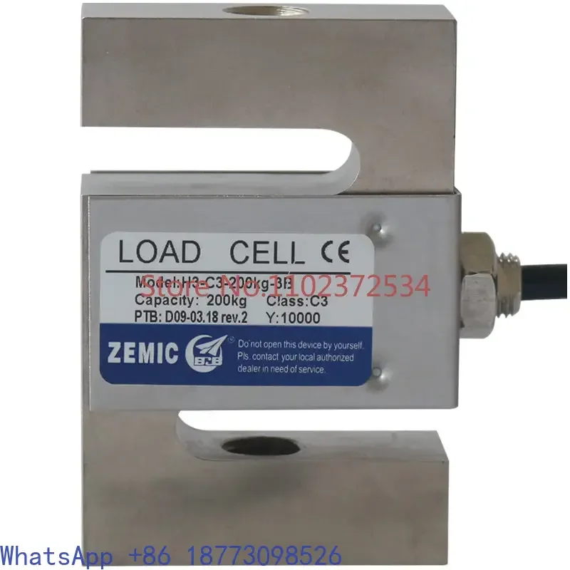 

ZEMIC Avionics H3-C3-500KG-3b load cell/tension sensor/S-type sensor