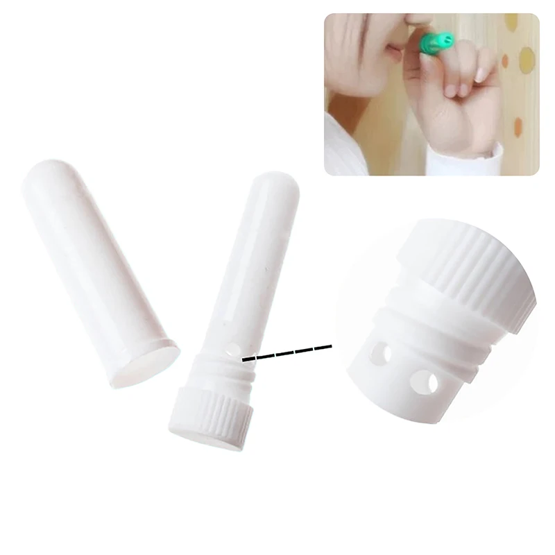 With Cotton Wicks Refill Plastic Nasal Inhaler Sticks For Essential Oil Containers Aromatherapy Inhaler Empty Nasal Inhaler Tube