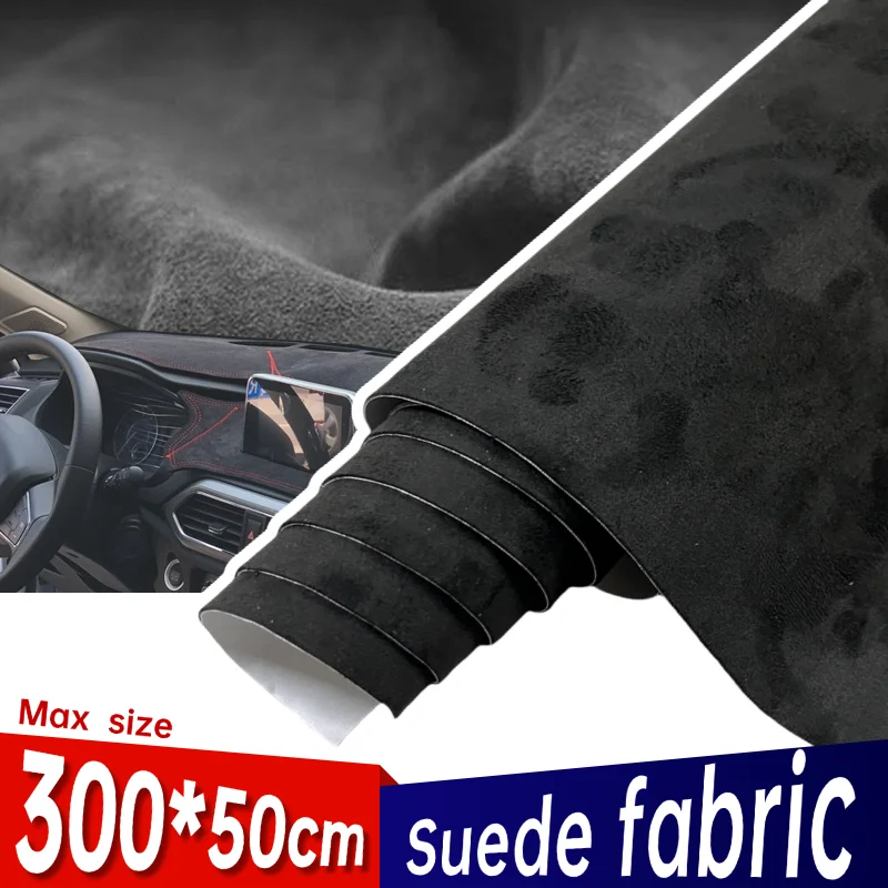 

Self Adhesive Suede Fabric for Car Upholstery Renovation Elastic Faux Suede Leather Repair Patches AB Pillar Door Panel Decor