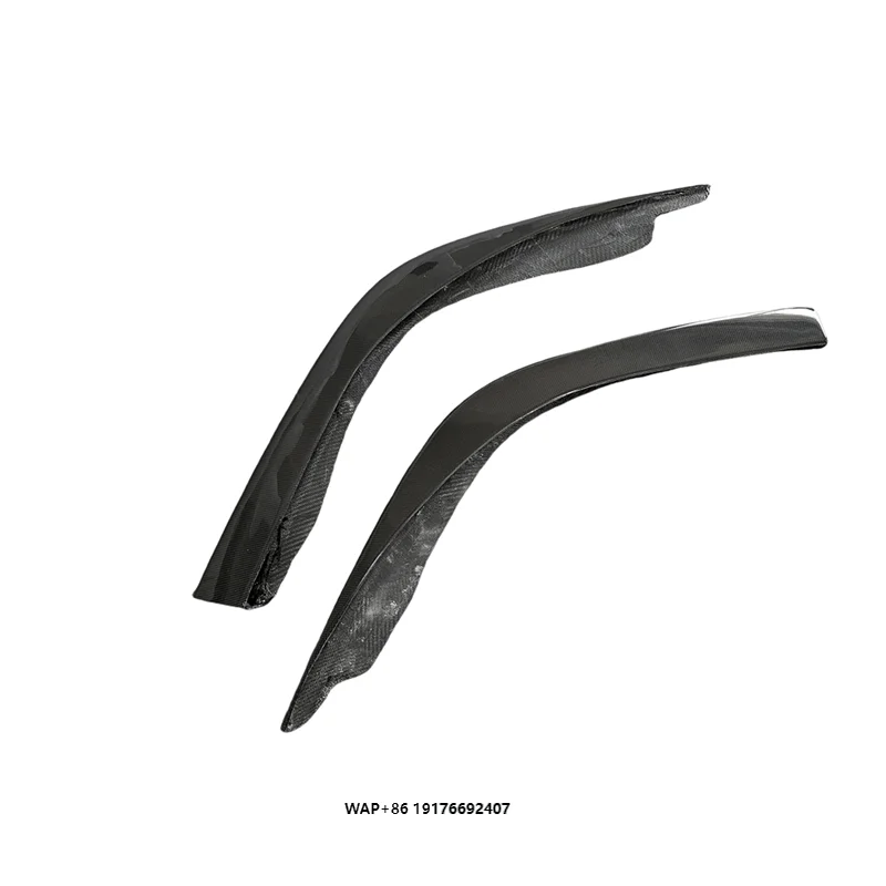 

New Arrival forFerrari F8 Spider OEM Style Carbon Fiber Front Bumper Lip for 2021 F8 Front Side Flaps