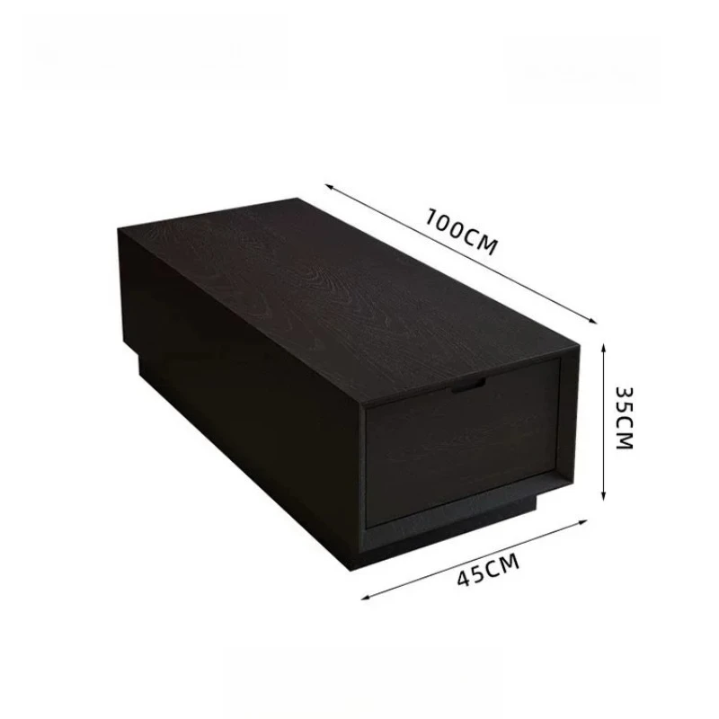 Wooden Bedside Coffee Table Black Storage Cheap Modern Side Tables Nightstands Bauhaus Tavolino Da Salotto Home Furniture