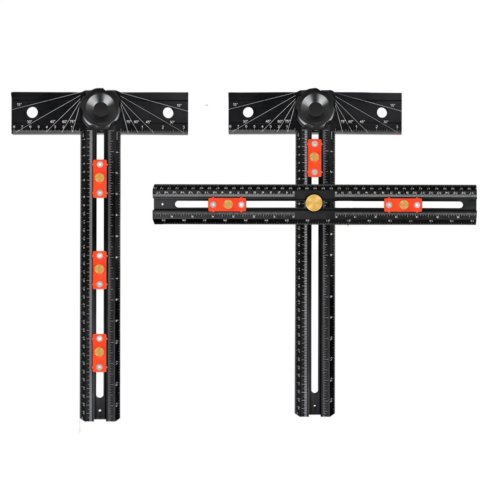 

Jig For Cabinet Handles T-Shaped Positioning Measuring Punch Locator Drill Guide For Woodworker Remodeler Contractor Carpenter
