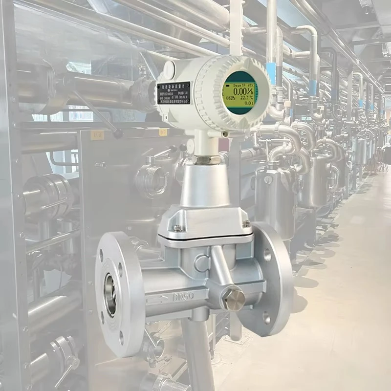 

Hot Sale Measurement Shedding 1.0 Grade Precession SS316L Natural Steam Flow Meter Flange Flow Meters