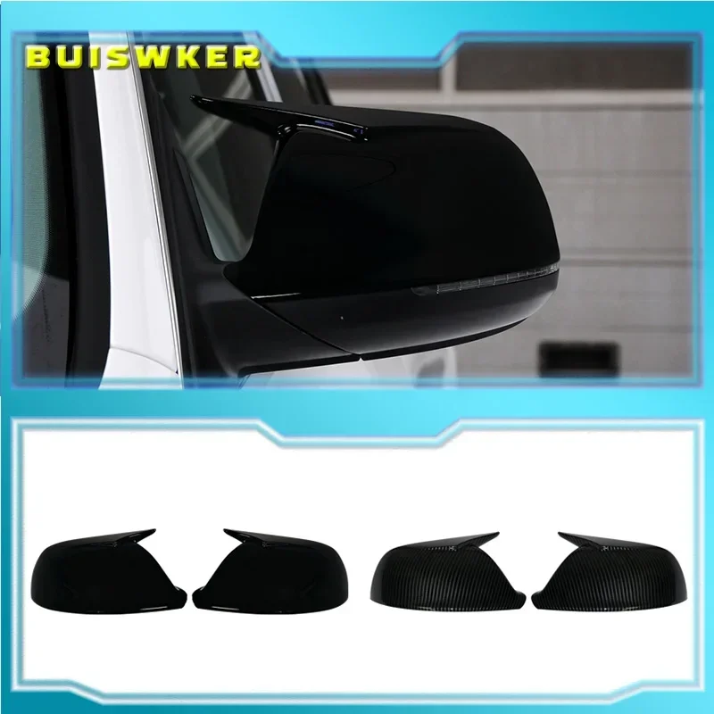 

Glossy Black Replacement Rearview Side Mirror Covers Cap For Audi Q5 SQ5 08-17, 8R Q7 4L 10-15 Fit For With /Without Lane Assist
