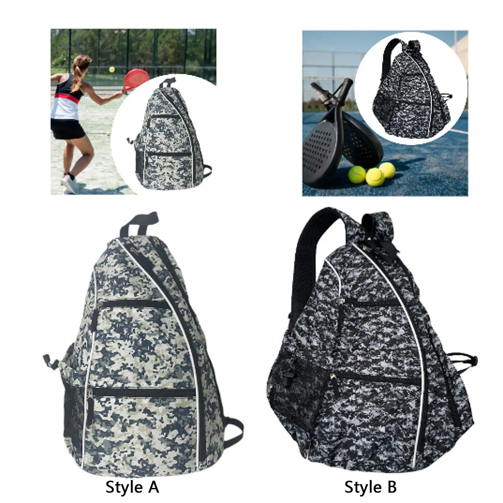 

Pickleball Backpack Pickleball Bag Multifunctional Sports Backpack Travel Pouch