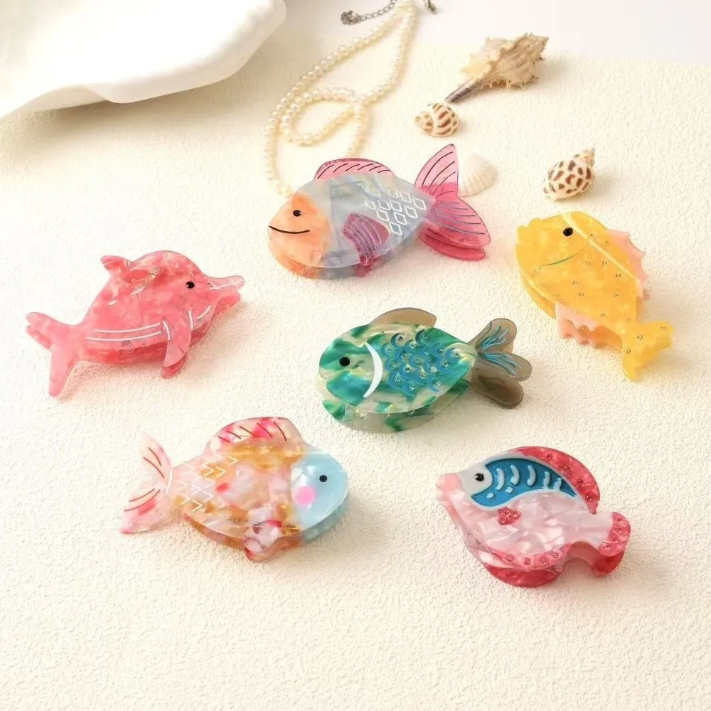 

Креативный мультяшный коготь для волос рыбы, дельфин, океанское животное, зажим в виде акулы, головные уборы, акула, уксусная кислота, коготь для волос, держатель для хвоста