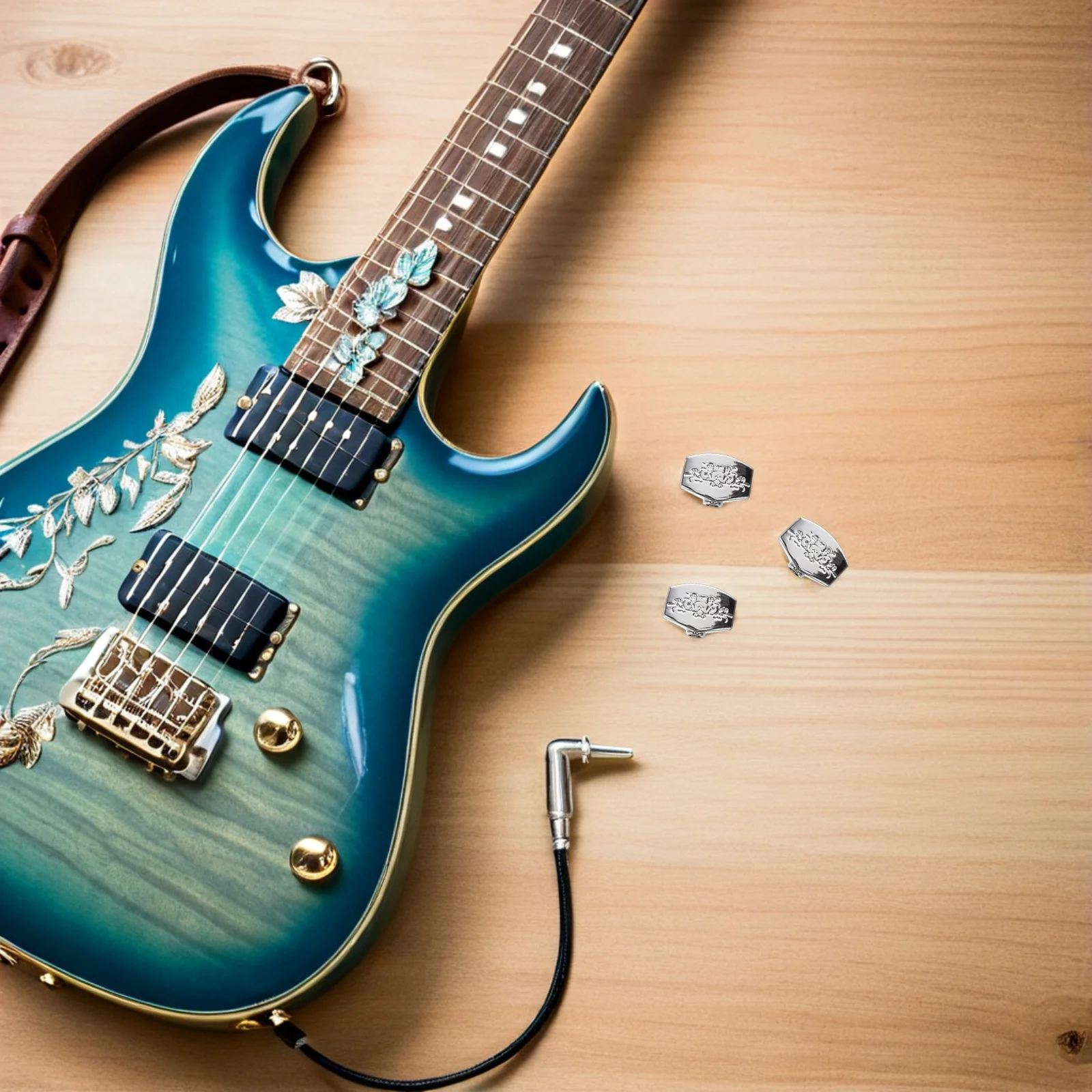 

6pcs Metal Guitar Tuning Pegs For Acoustic Electric Guitar Replacement Parts Quick Install Folk Instrument Hardware