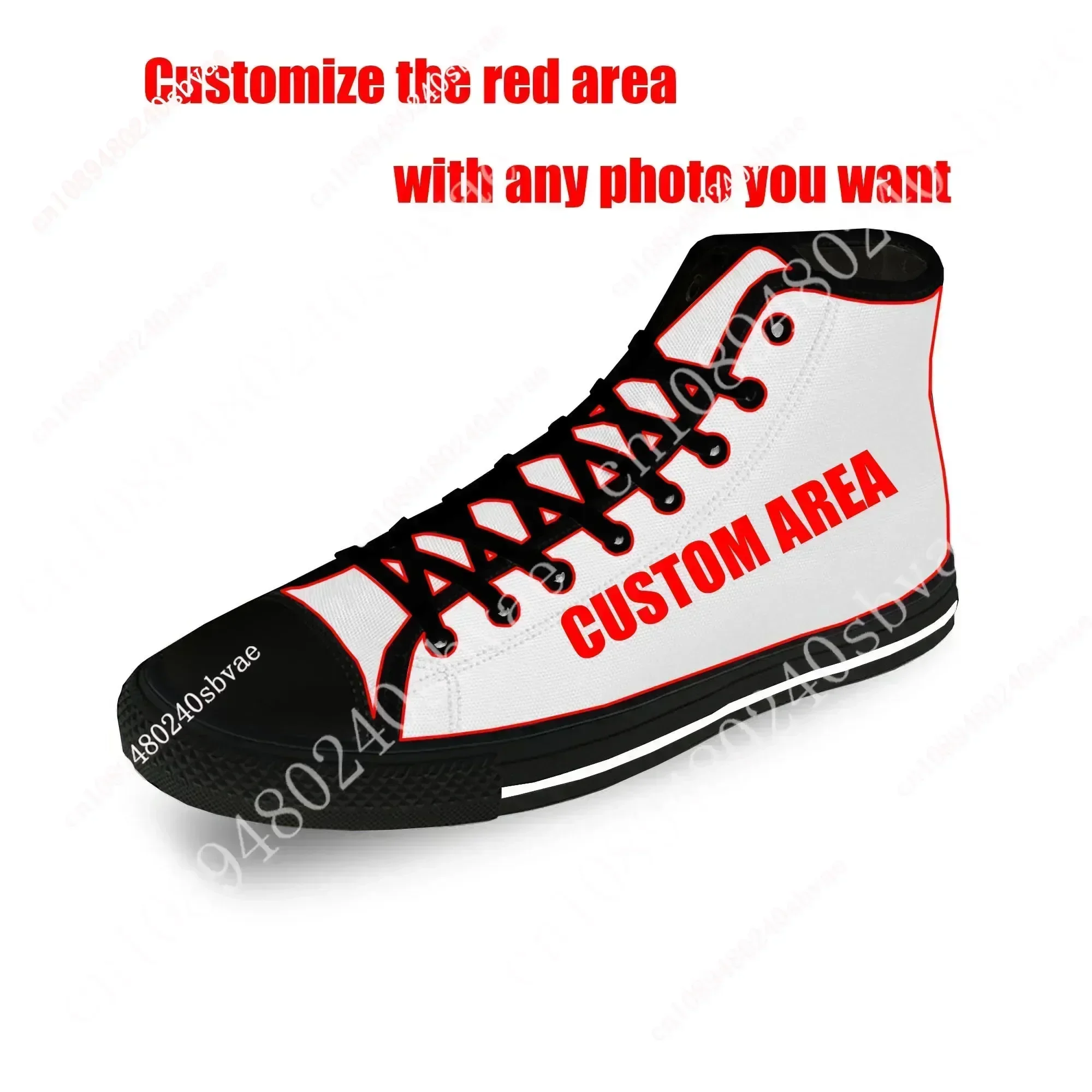 Федерация бокса России Russian Boxing Federation High Top Shoes Men Women Teenager Canvas Sneaker Custom Made Shoe