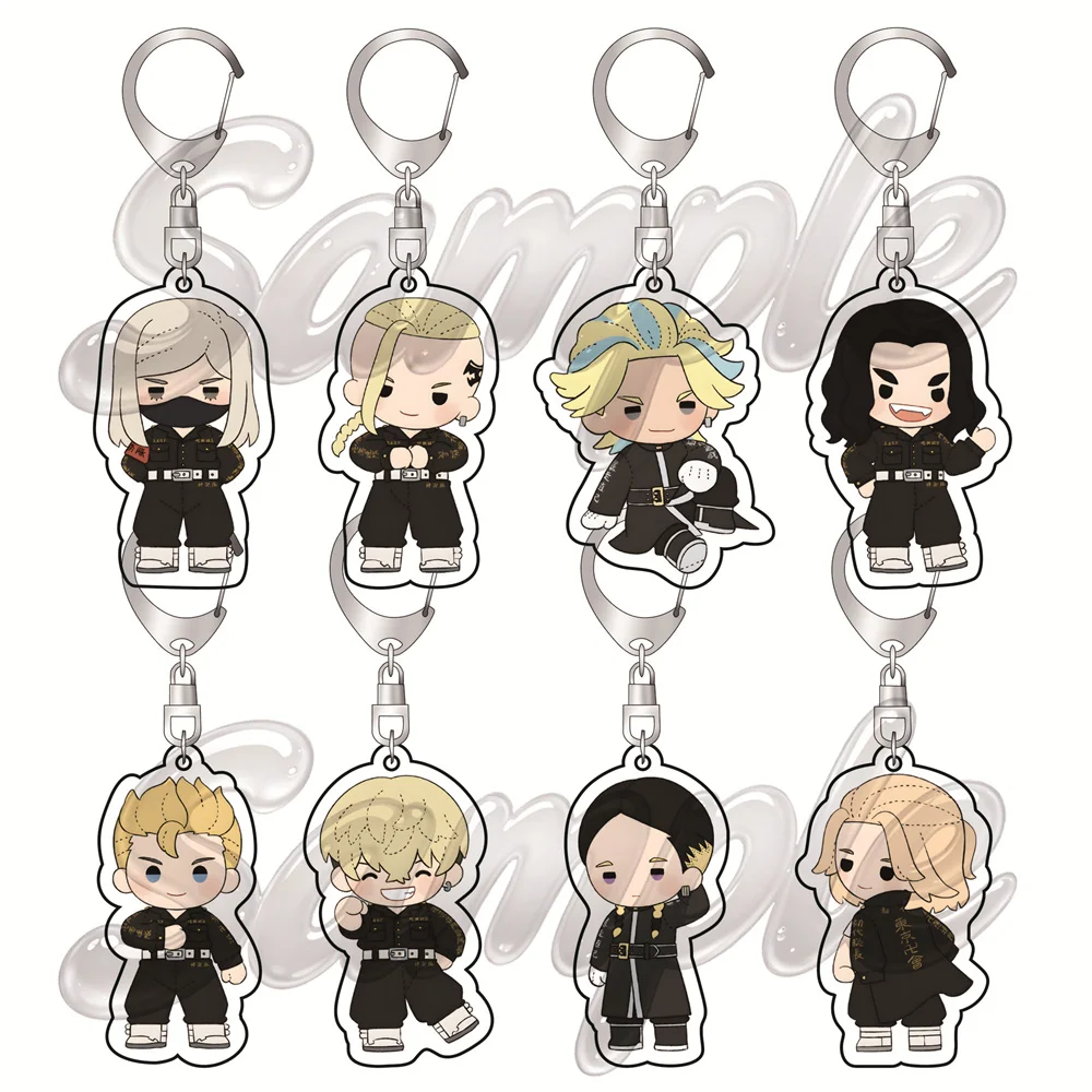 Anime Tokyo Revengers 6cm Acrylic Keyrings Backpack Decorations Accessories Decor Gifts Exquisite Products