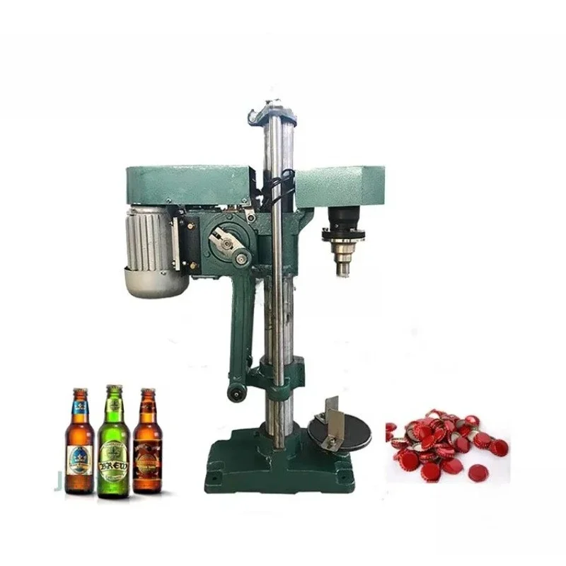Semi-automatic capping machine, desktop caper tightening machine, crown capping machine