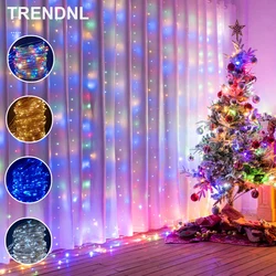 LED String Lights Christmas Decoration Remote Control USB Wedding Garland Curtain 3M Lamp Holiday For Bedroom Bulb Outdoor Fairy