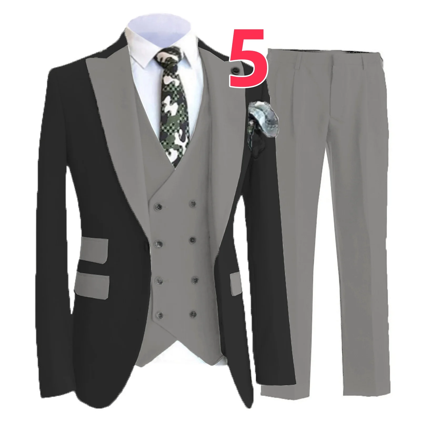 M9220 Men\'s slim fit Korean style wedding suit