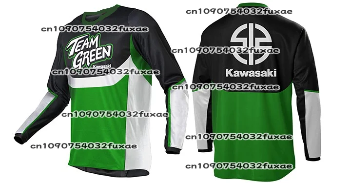 

Мужская футболка Kawasaki Motorcycle Racing Team с длинным рукавом, весенне-осенние женские футболки, новинка 2025 года, спортивная детская одежда, топы