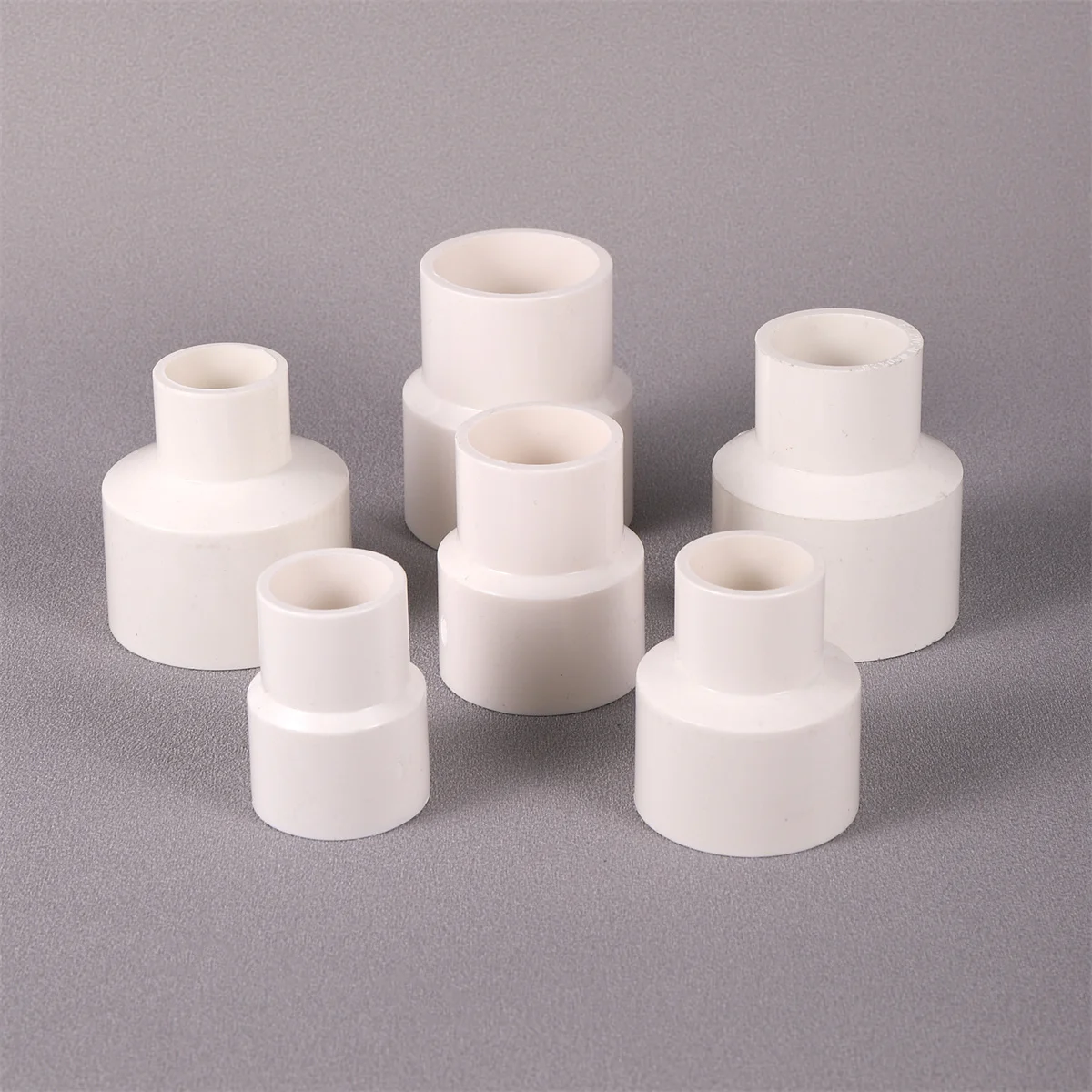 UPVC Reducing Connector ID 20/25/32/40mm Variable Diameter Straight Joint Large&Small Head Home Water Supply Pipe Fittings White