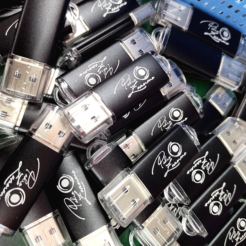 10PCS Custom LOGO USB Drive High Speed Usb Stick 3.0 Pen Drives 64G 32G 16G Metal Flash Drive USb Memory Disk Cle usb Free Shipp