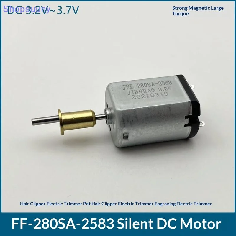 [SU]1Pcs Motor FF280SA-2583 DC Motor Carving Hair Clipper DC3.2V-3.7V High Torque Hair Clipper Hair Clipper[SU]