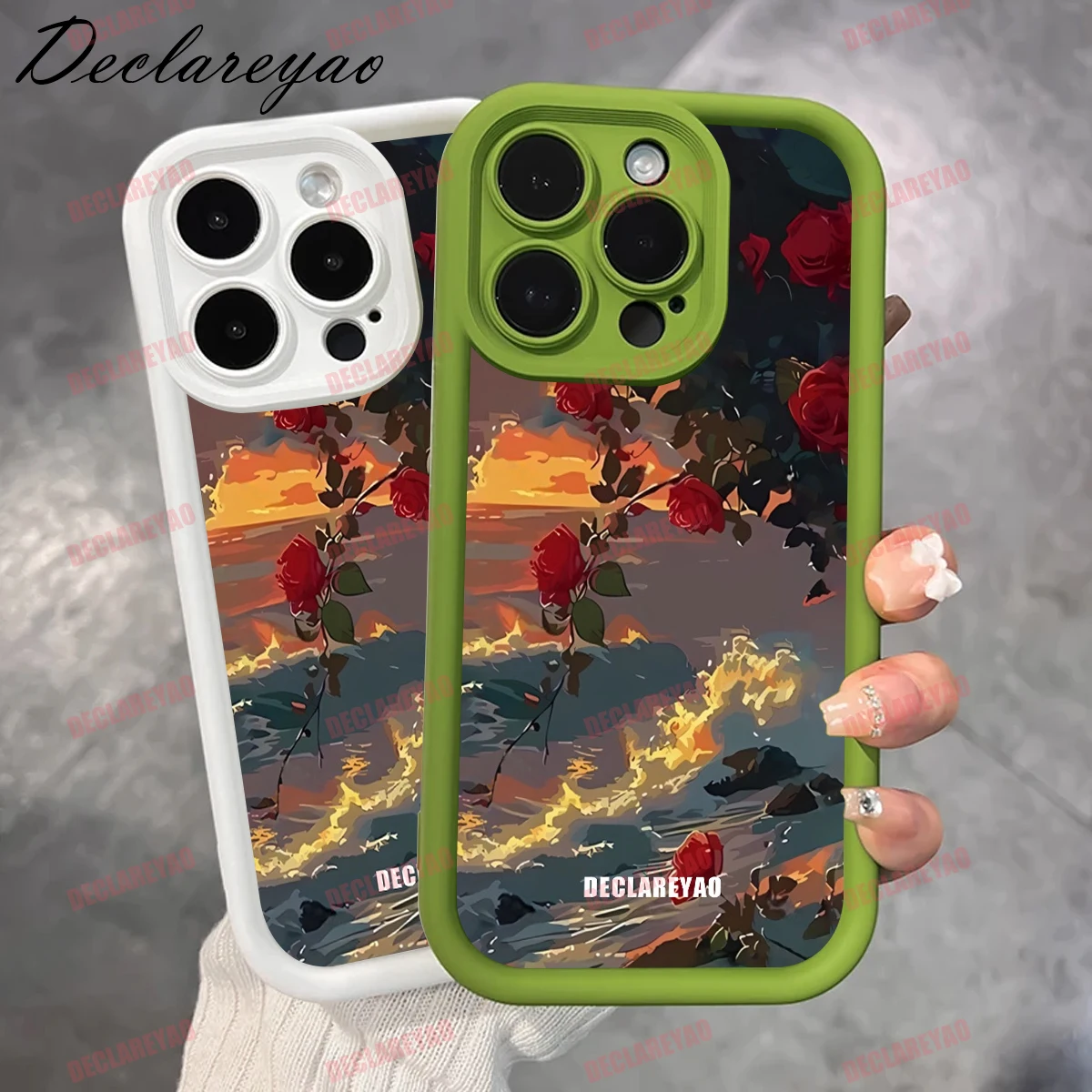 DECLAREYAO ماتي بولي يوريثان غطاء ناعم نحيف ل Realme C11 C2S 8 5I GT 30A Lite 11 Master C20A 50A C67 C21 Q3i حافظة سيليكون مقاومة للصدمات