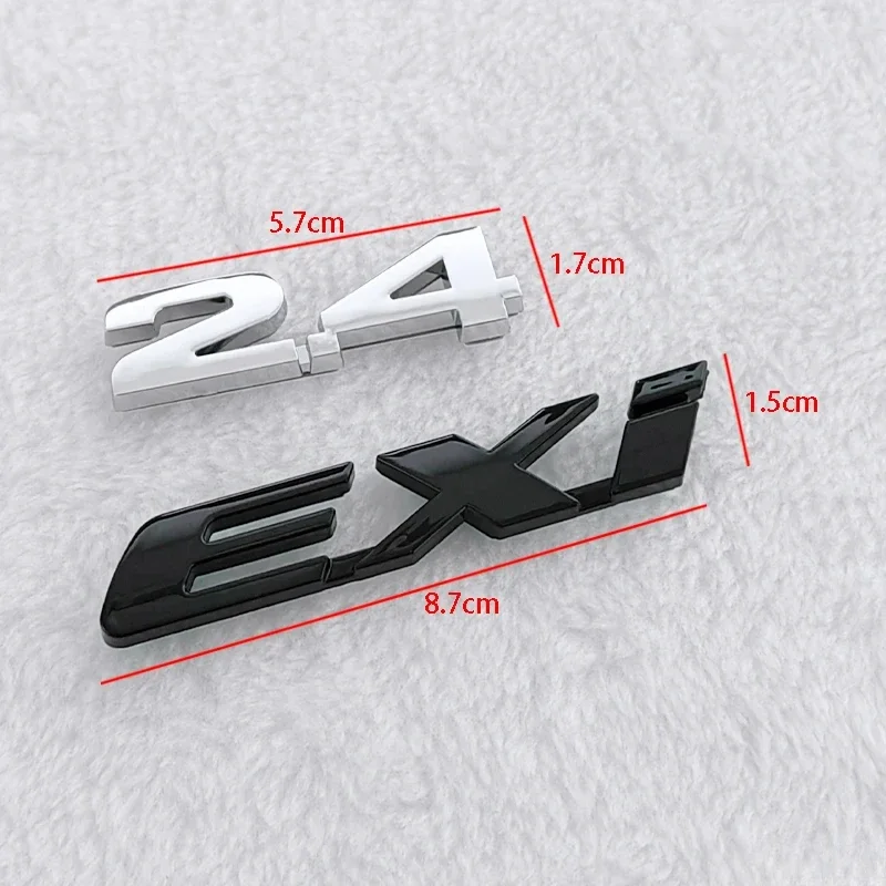 ABS Car Stickers Rear Trunk Decal Letter Emblem for Honda 2.4 EXi Vezel Accord CRV Civic City Odyssey Elysion Jade Pilot