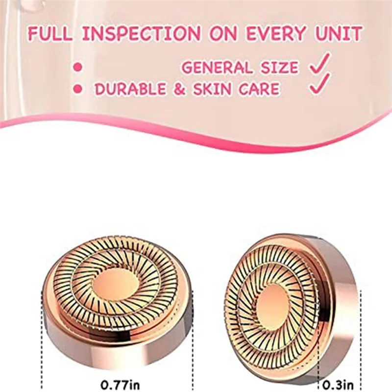 - رؤوس بديلة A89Z، رؤوس بديلة لإزالة شعر الوجه للنساء من الجيل 2 لأداة إزالة شعر الوجه التي تعمل باللمس