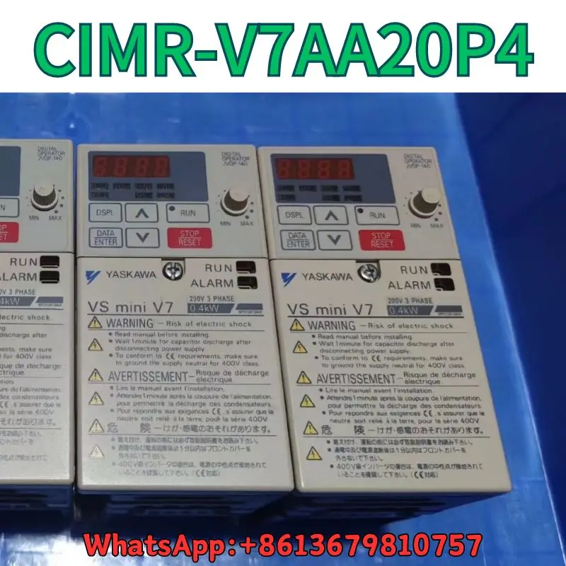 

second-hand Frequency converter CIMR-V7AA20P4 0.4kw test OK Fast Shipping