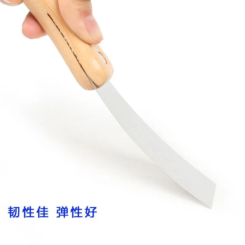 1PCS 1-6 Inch Stainless Steel Putty Knife Wood Handle Scraper Paint Knife Decoration Wall Scraper Paint Tool