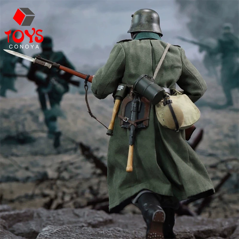 Auf Lager DID D11014 1/6 WWI Deutsche Armee Soldat Paul Actionfigur 12'' Männliche Soldat Figur Komplettset Sammlermodell