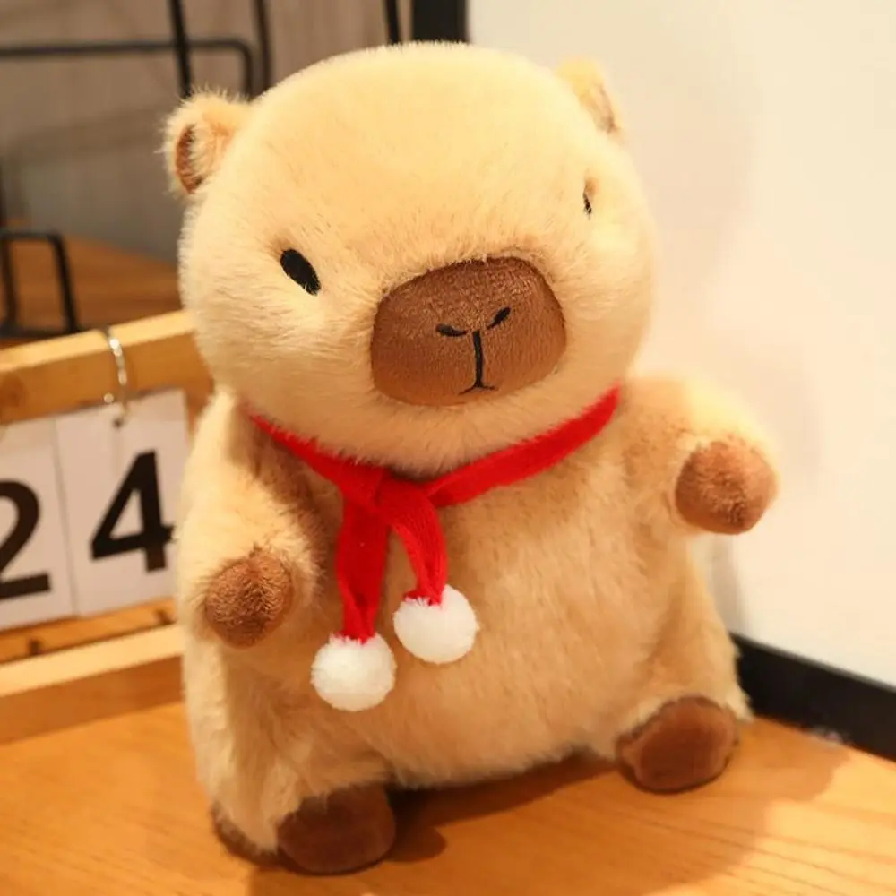 

Cute Dress Up Capybara Plush Doll Simulation Cartoon Capybara Plush Toy Soft Fluffy Capibara Fluffty Doll Home Decor
