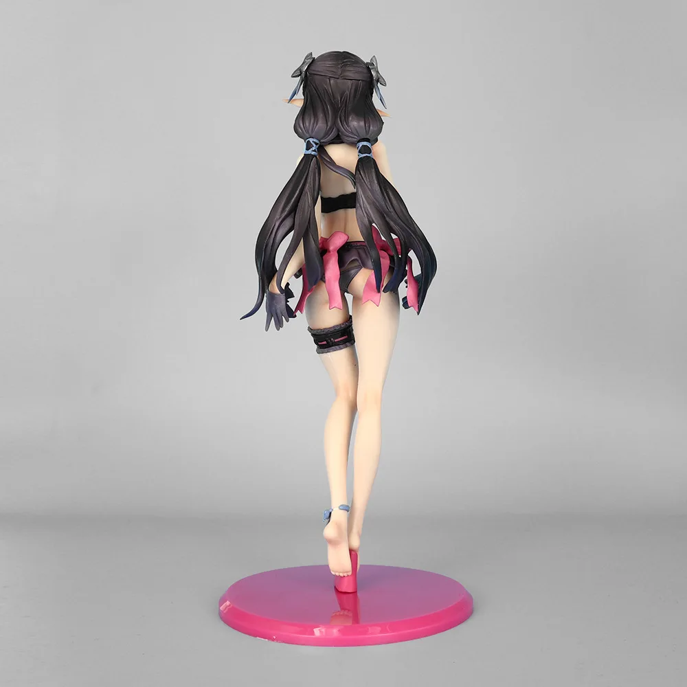 

24CM Anime Phantasy Star Online 2 es Annette Figure 1/7 Summer Vacation Stand Model Toy Doll Aciton Figure PVC