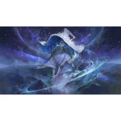 Magic Girl Mousemat Game DTCG Playmat Table Mat Size 60X35cm Mousepad Play Mats Compatible for Digimon TCG CCG RPG MTG MGT