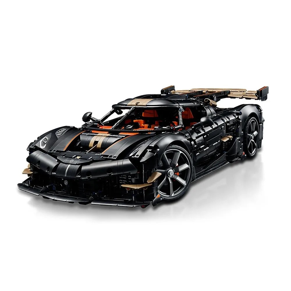 4104 Teile Technik Sadair's Spear Megacar Supersportwagen Modellbausatz DIY Kreatives Montage-Sammelobjekt Ausstellungsstück Geschenk