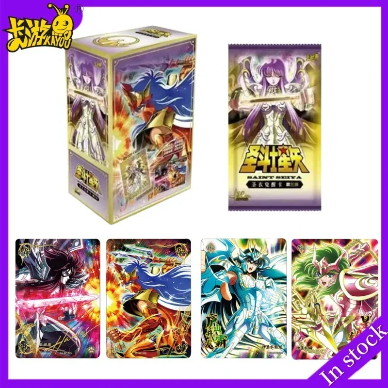 

KAYOU New Saint Seiya Saint PR BP SE Rare Anime Cloth Awakening Card Character Collection Card Kids Toys A Birthday Present