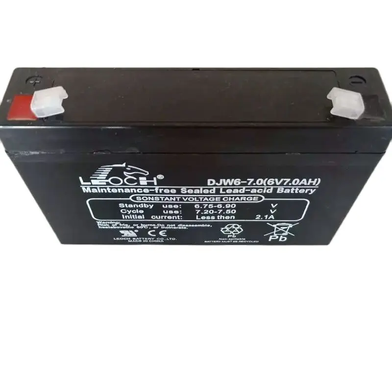 DJW6-7 6V 7.0AH Storage Battery Maintenance Free for Electric Vehicles