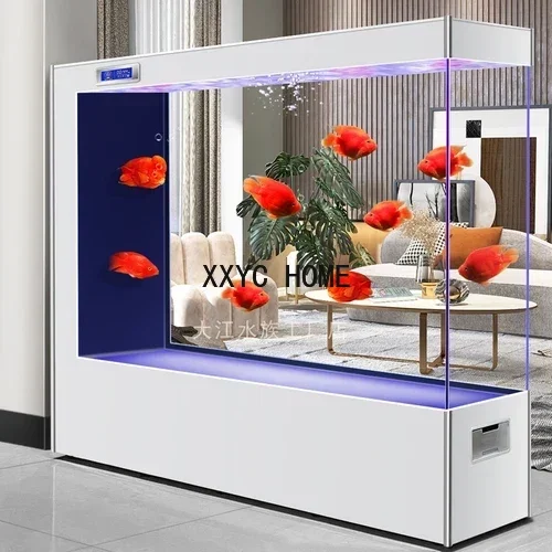 Smart Fish Tank Living Room Light Luxury Screen Floor Fish Tank Home Medium and Large Ecological Change Water