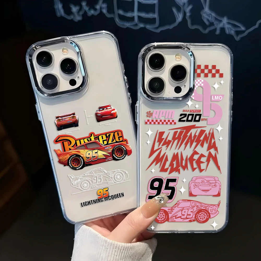 كارتون كول سيارة حمراء M-McQueen تصفيح جراب هاتف شفاف ل انفينيكس الذكية ملاحظة تكنو كامون سبارك الساخن 30 40 50 5 Plus 4G 5G