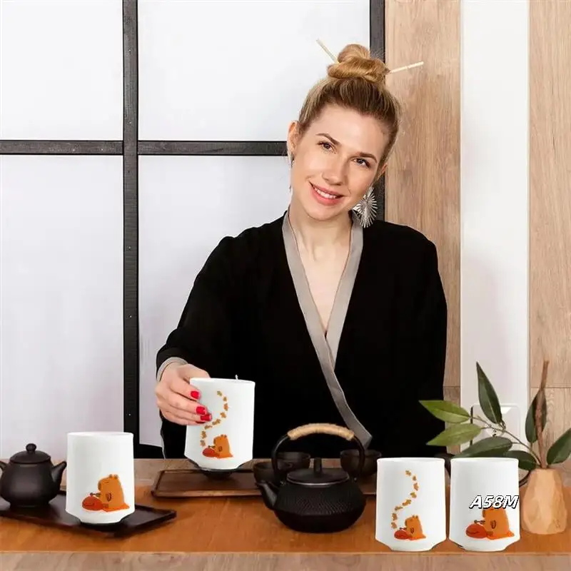 

Coffee Cups Tea Cups In Transitional Style 2 Pcs Sturdy Dishwasher Safe Tea Cup Set For Tea Lovers