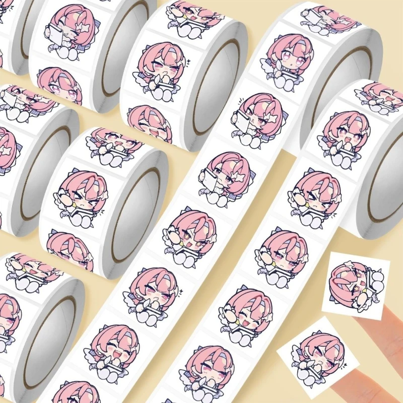 Game Zenless Zone Zero ZZZ Remielle Dan Cosplay Paster Paper Kawaii Package Sticker DIY Notebook Journal Accessory Ornament Prop