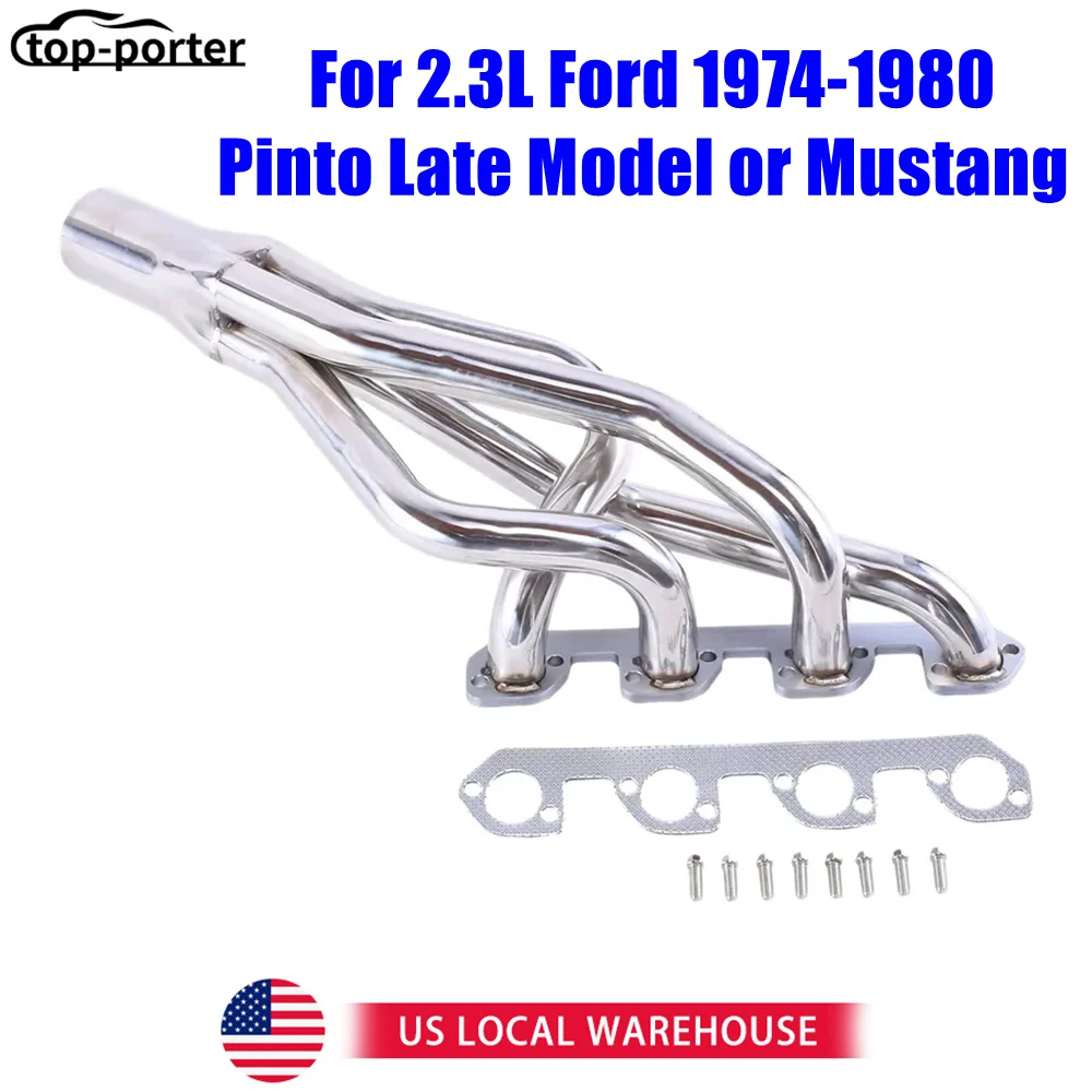 

One Set Exhaust Pipe For 2.3L Ford 1974-1980 Pinto Late Model or Mustang
