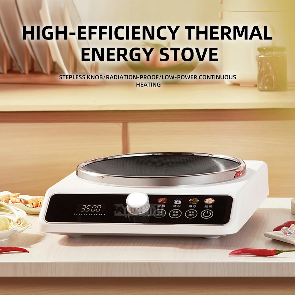 C35-HB23 Household Concave Electromagnetic Stove 3500W High-Power Kitchen Cooking Appliance