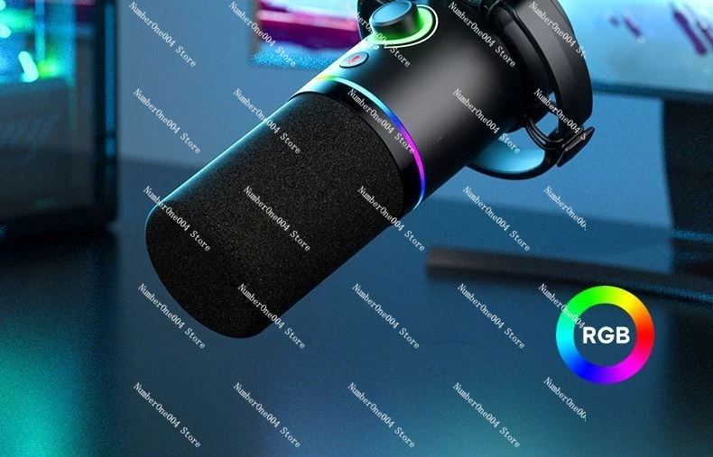 PD200X ميكروفون ديناميكي الكمبيوتر سطح المكتب تسجيل Dubbing البث المباشر المضيف البث المباشر ميكروفون مخصص