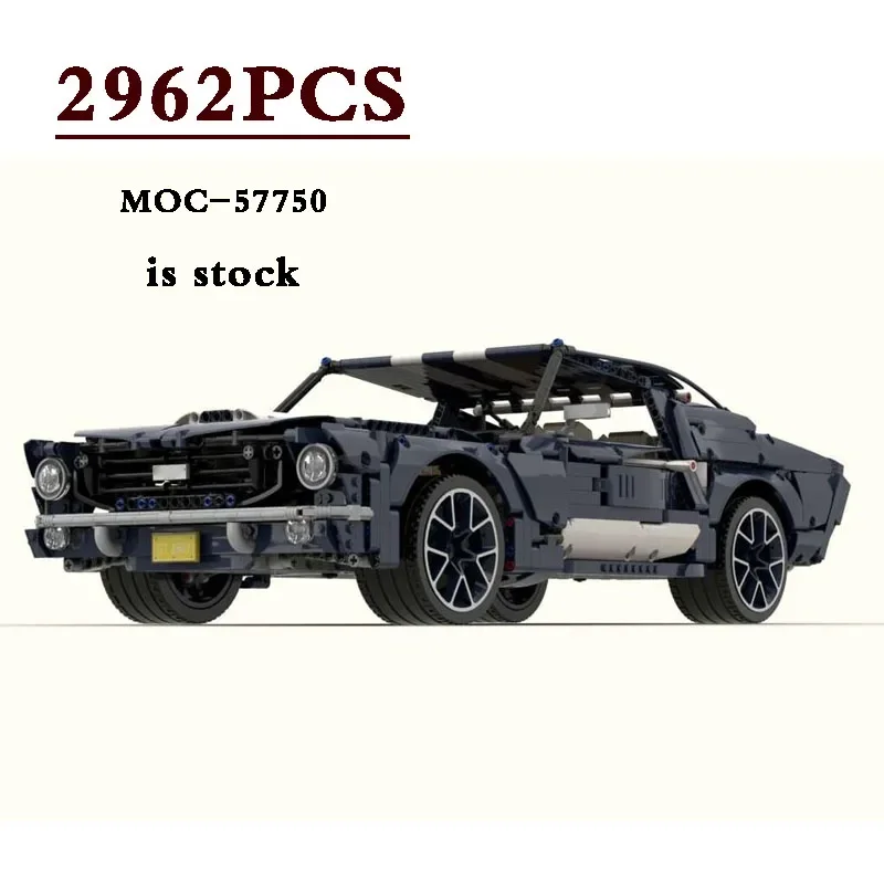 

Classic MOC-57750 1967 GT-500 Sports Car Design 2962pcs Building Blocks Kids Toys Birthday Gifts Christmas Gifts